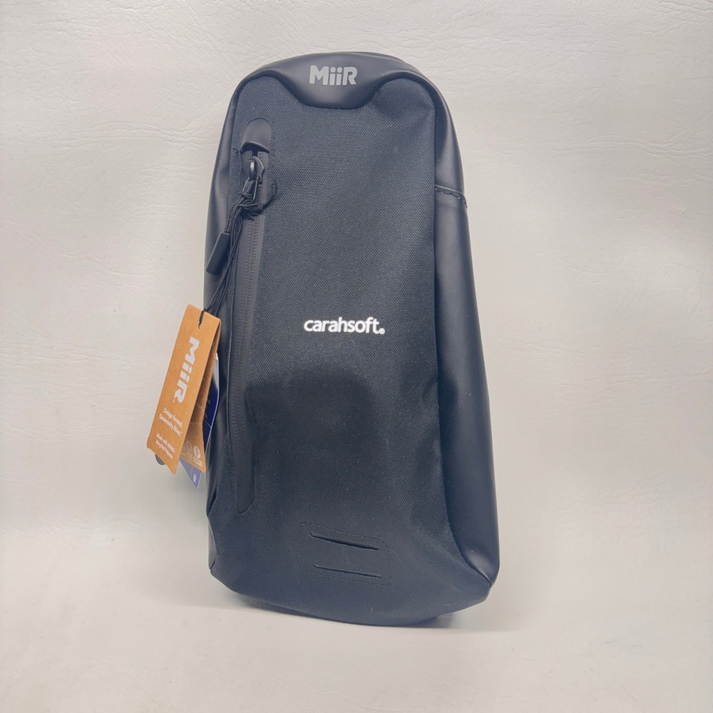 MiiR Olympus 2.0 Sling Bag Unisex 2L Black Water Resistant Techwear Gorpcore